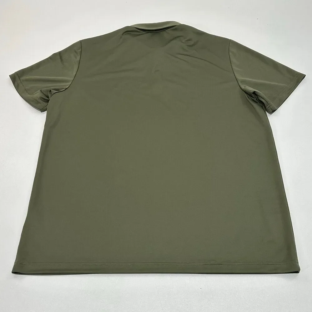 Adidas Men's Polo Shirt‎ Olive Green Size XL